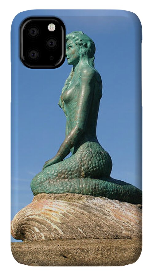 Mermaid iPhone 11 Case featuring the photograph La Sirena Esterillos Oeste Costa Rica by Michelle Constantine