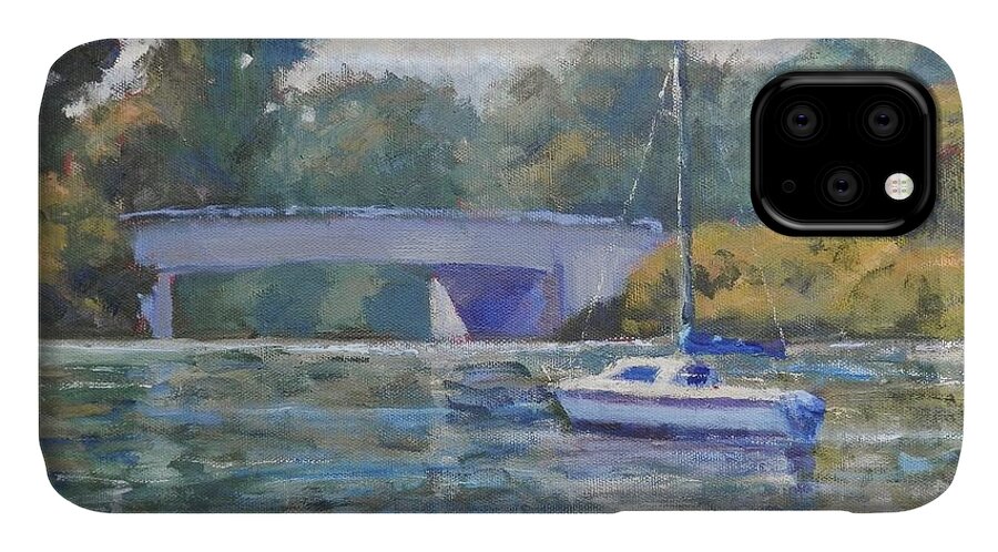 Impressionist iPhone 11 Case featuring the painting Lazy Afternoon by Michael Camp