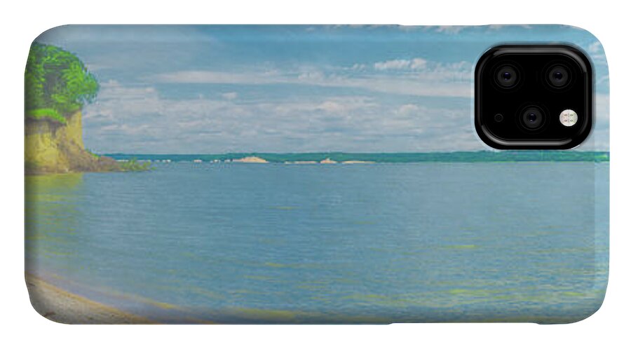 Yankton iPhone 11 Case featuring the photograph Lewis and Clark Lake by Pamela Williams