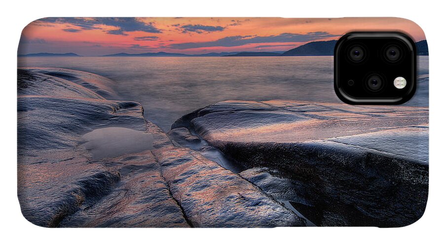 Canada iPhone 11 Case featuring the photograph Liquid Lagoon by Doug Gibbons