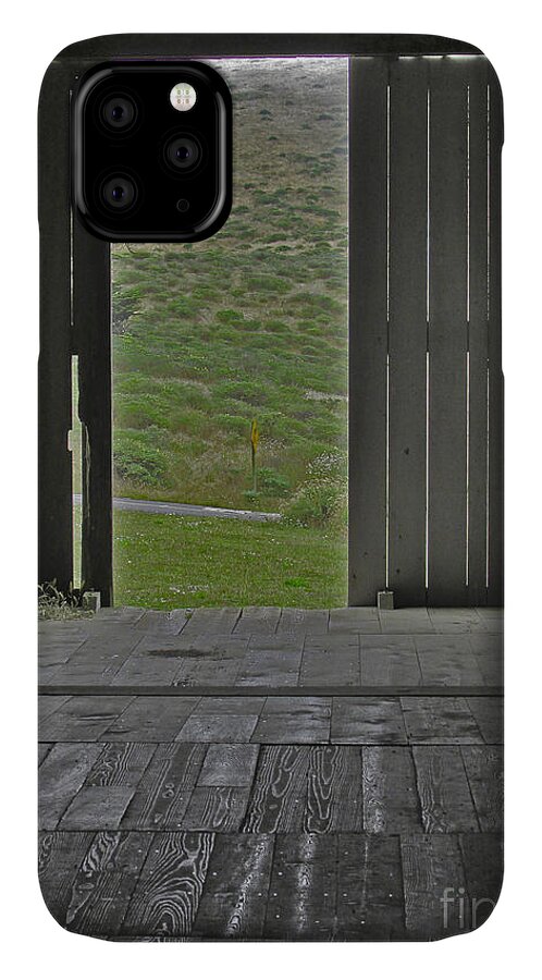 Barns iPhone 11 Case featuring the photograph Looking Out by Joyce Creswell