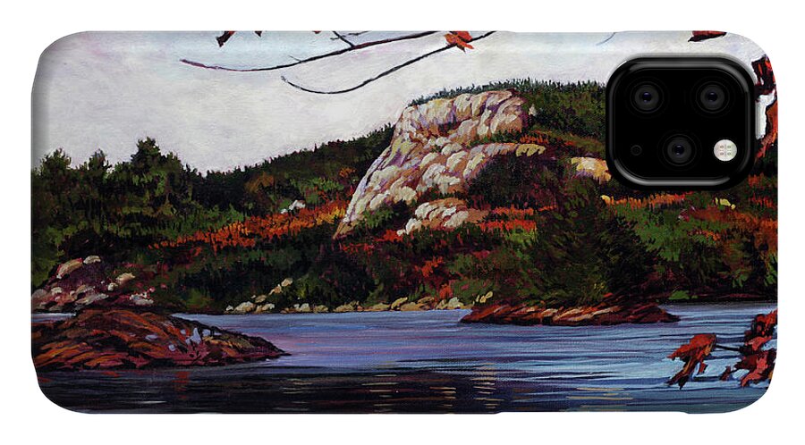 Oil iPhone 11 Case featuring the painting Magestic by William Band