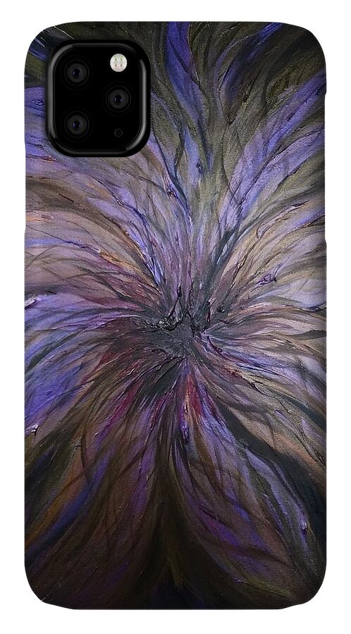 Majestic iPhone 11 Case featuring the painting Majestic by Michelle Pier