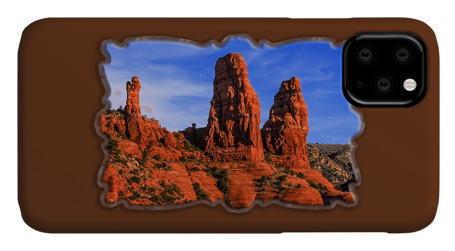 Acrylic iPhone 11 Case featuring the photograph Megalithic Red Rocks by Mark Myhaver