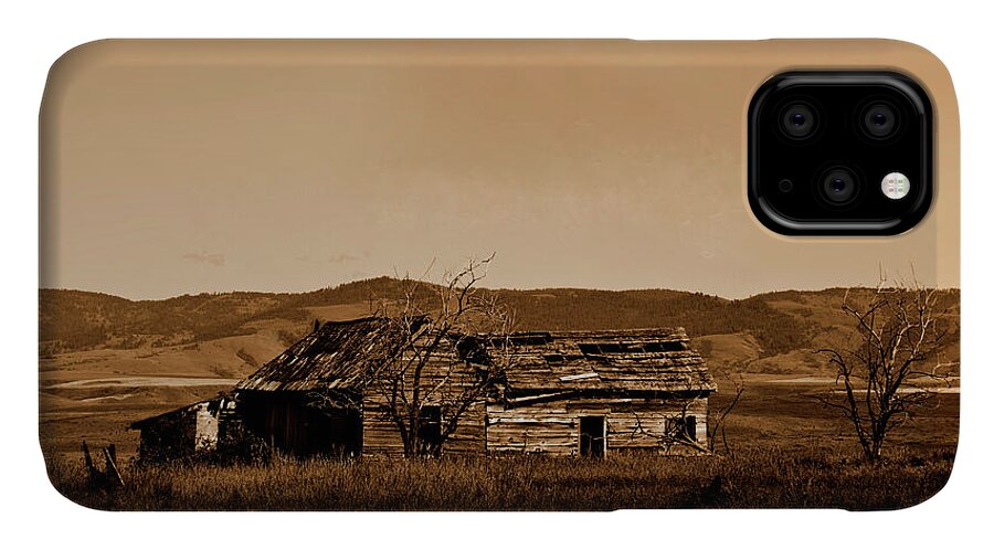 Old West iPhone 11 Case featuring the photograph Melancholy by Joseph Noonan