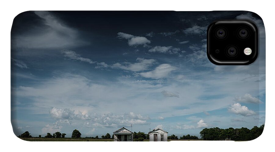 Mississippi iPhone 11 Case featuring the photograph Mississippi Delta Homesteads by T Lowry Wilson