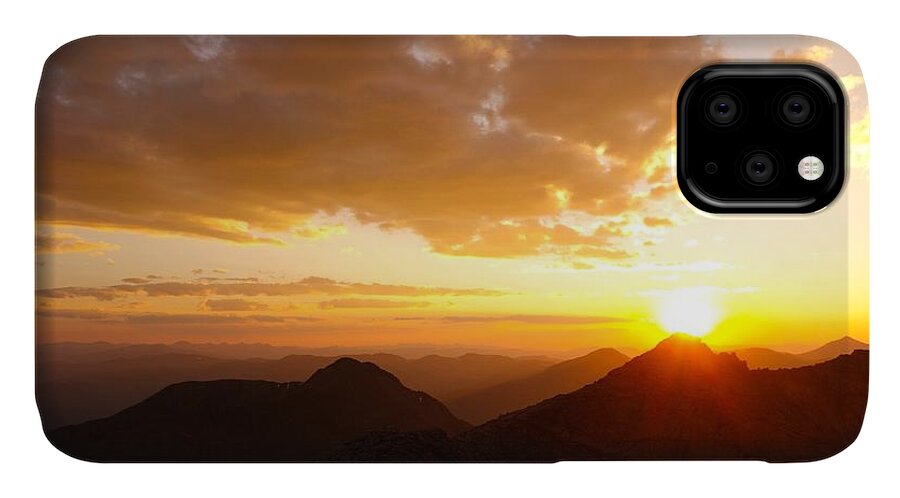 Sunset iPhone 11 Case featuring the photograph Mount Evans Sunset by Kevin Schwalbe