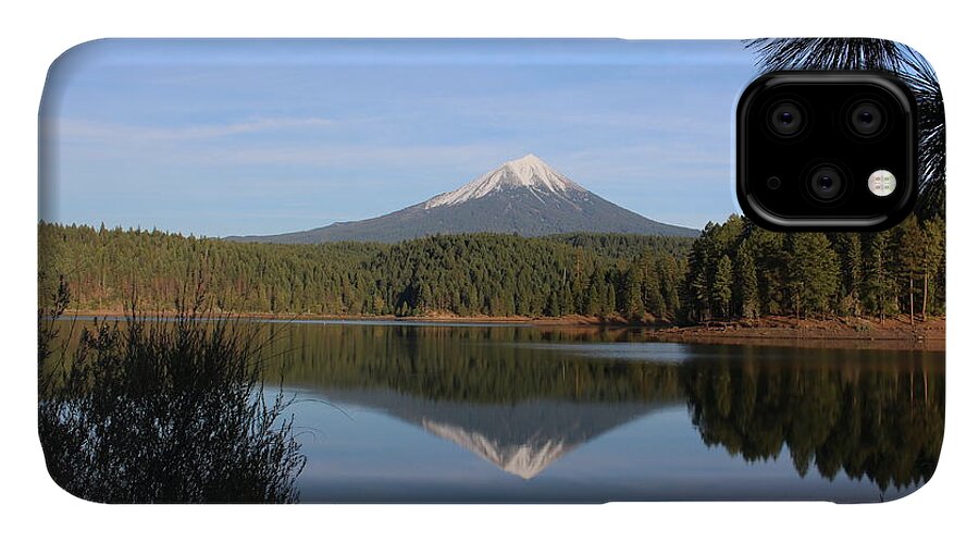 Mt iPhone 11 Case featuring the photograph Mt McLaughlin or Pitt by Marie Neder