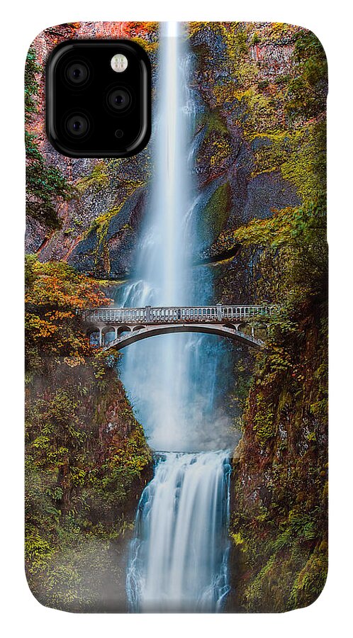 Multnomah Falls iPhone 11 Case featuring the photograph Multnomah Falls by Kevin McClish