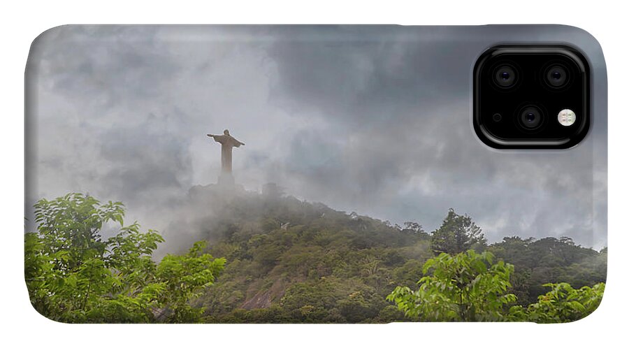 Christ The Redeemer iPhone 11 Case featuring the photograph Mystical Moment by Jill Love