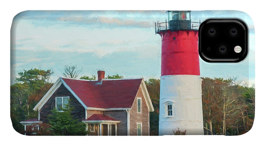 Nauset Light iPhone 11 Case featuring the photograph Nauset Light by Michael James