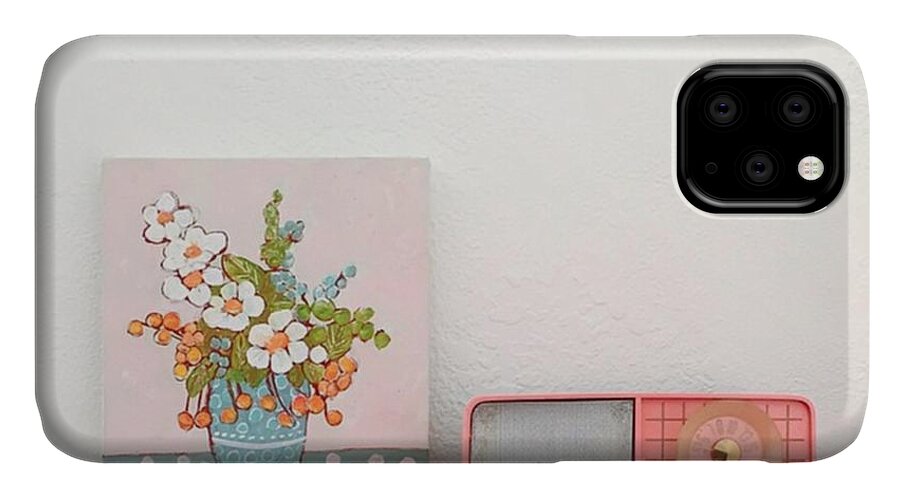 Wallart iPhone 11 Case featuring the photograph New Flower Paintings Will Be Added To by Blenda Studio