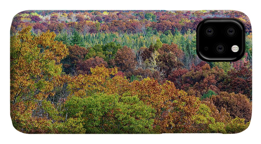Landscape iPhone 11 Case featuring the photograph Northern Michigan Fall by Paul Johnson
