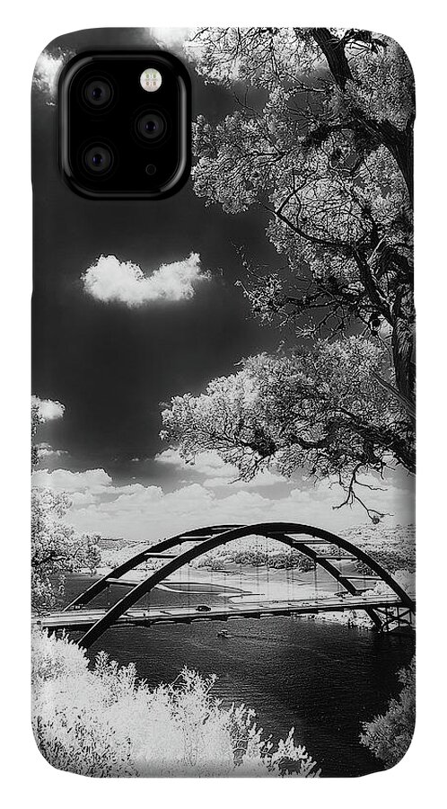 Austin iPhone 11 Case featuring the photograph One Last View by Dianna Lynn Walker