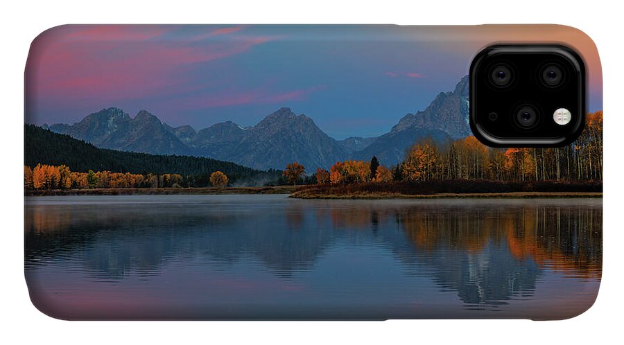 200-400mm 5dsr iPhone 11 Case featuring the photograph Oxbows Reflections by Edgars Erglis