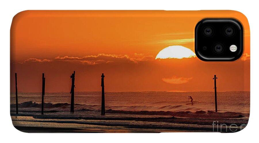 Sunrise iPhone 11 Case featuring the photograph Paddle Home by DJA Images