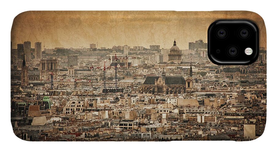 Paris iPhone 11 Case featuring the photograph Paris Skyline by Kevin Schwalbe