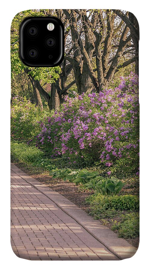 Illinois iPhone 11 Case featuring the photograph Pathway to Beauty in Lombard by Joni Eskridge
