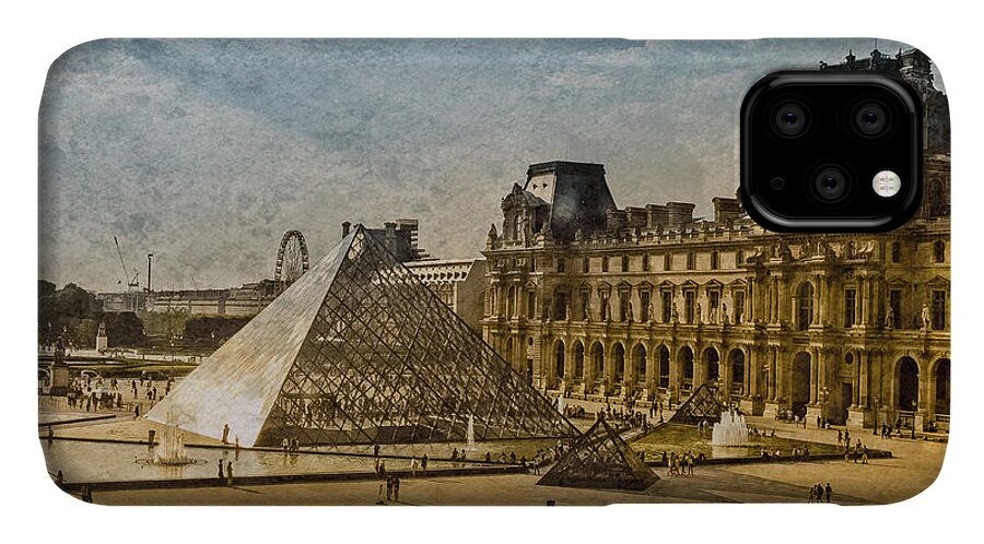 France iPhone 11 Case featuring the photograph Paris, France - Pyramide by Mark Forte