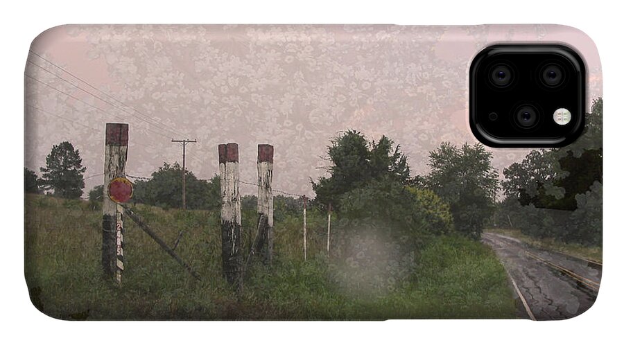 Road iPhone 11 Case featuring the photograph Queen Anne Road by Anne Cameron Cutri