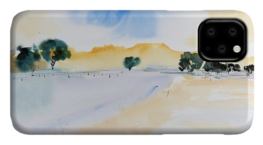 Afternoon iPhone 11 Case featuring the painting Summertime by Dorothy Darden