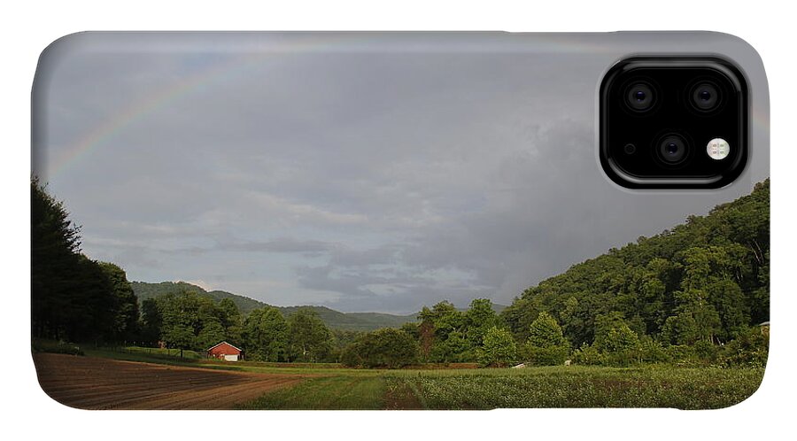 Rainbow iPhone 11 Case featuring the photograph Rainbow by Allen Nice-Webb