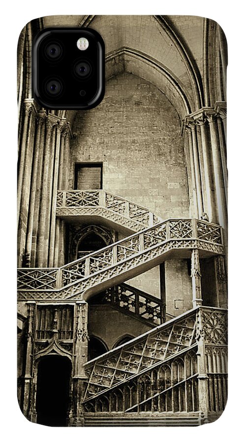 Staircase iPhone 11 Case featuring the photograph Real Ecsher by Digital Art Cafe