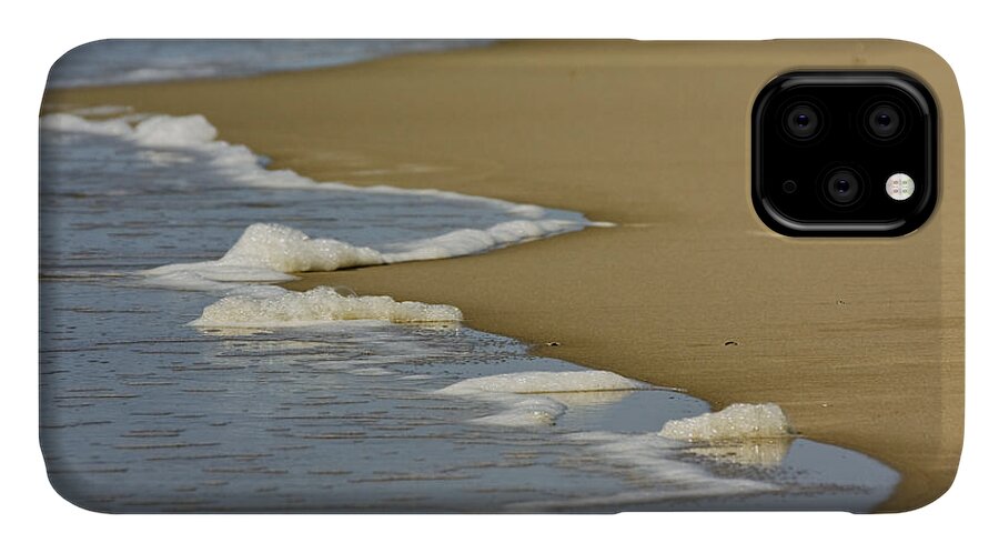 Wave iPhone 11 Case featuring the photograph Receding Wave by Bob Decker