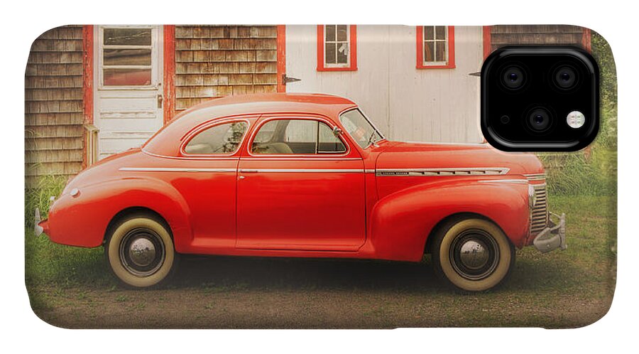 Auto iPhone 11 Case featuring the photograph Red 41 Coupe by Craig J Satterlee