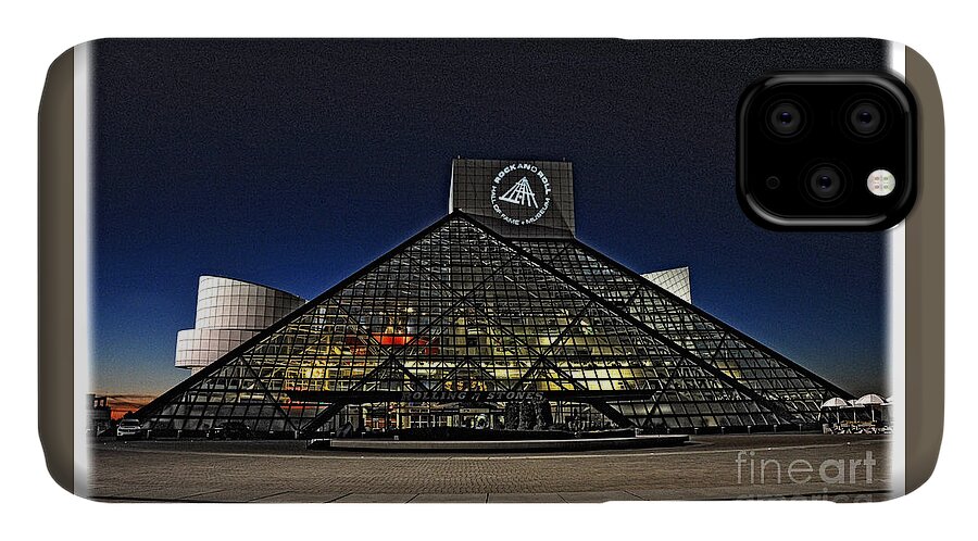Rock And Roll Hall Of Fame iPhone 11 Case featuring the photograph Rock And Roll Hall Of Fame - Cleveland Ohio - 5 by Mark Madere