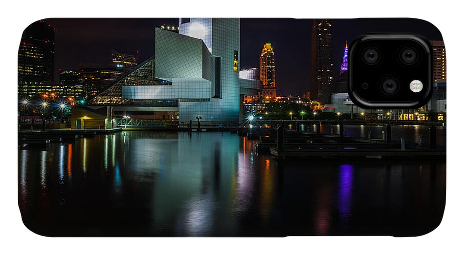 Cleveland iPhone 11 Case featuring the photograph Rock Hall Reflections by Stewart Helberg