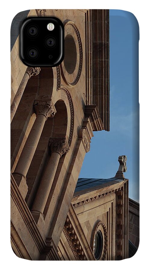 Santa Fe iPhone 11 Case featuring the photograph Saint Francis of Assisi Cathedral Santa Fe by David Diaz