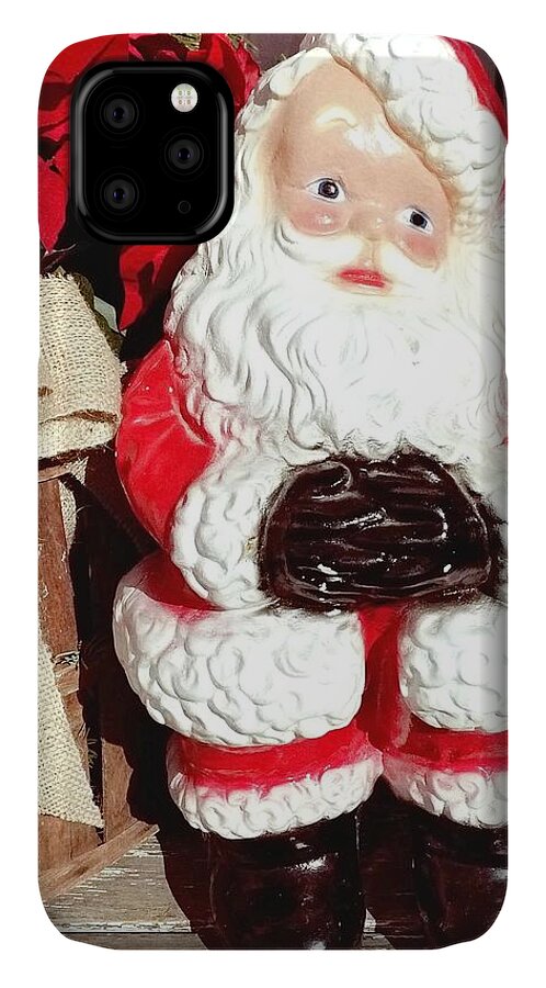 Christmas iPhone 11 Case featuring the photograph Santa by Steph Gabler