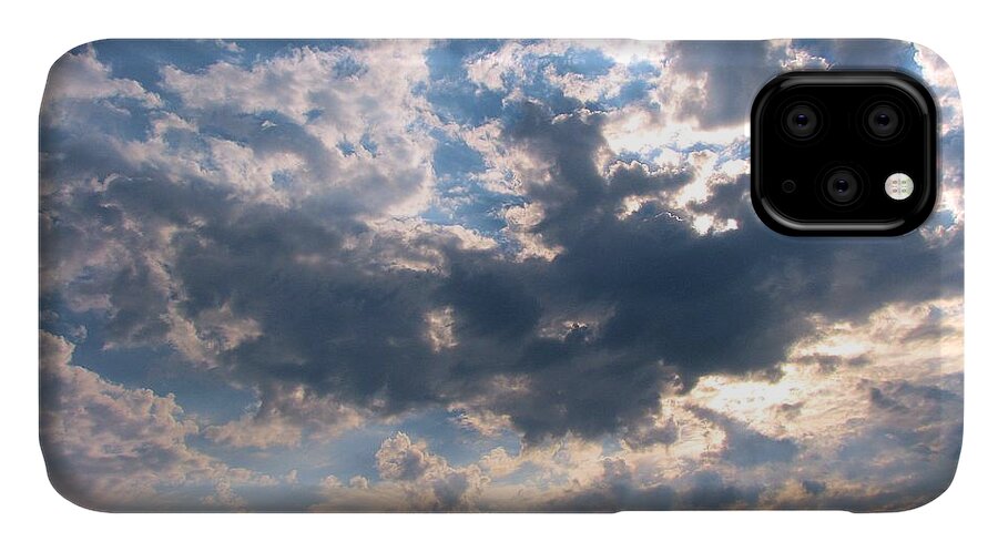 Sky iPhone 11 Case featuring the photograph Seek Beauty by Lora Fisher