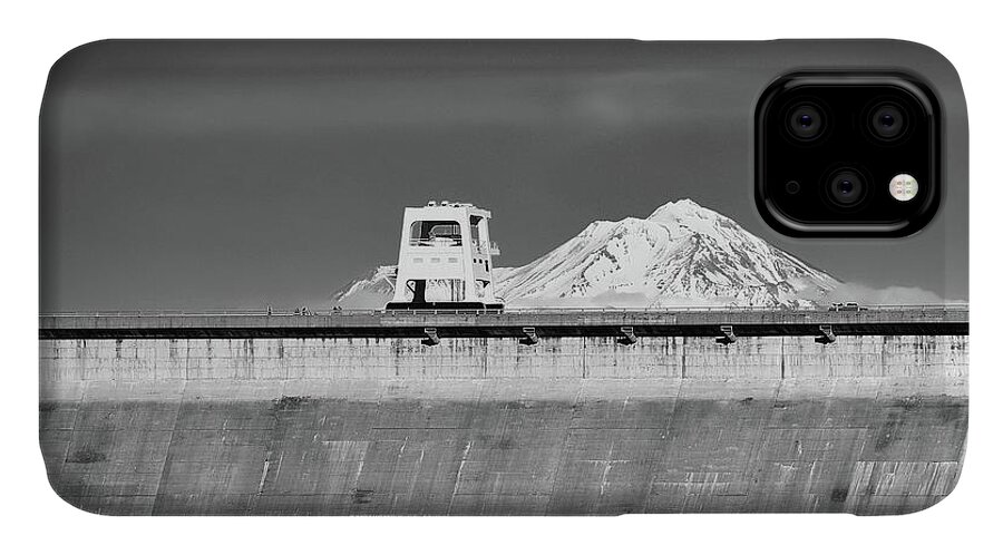 Shasta Dam iPhone 11 Case featuring the photograph Shasta Dam by Maria Jansson