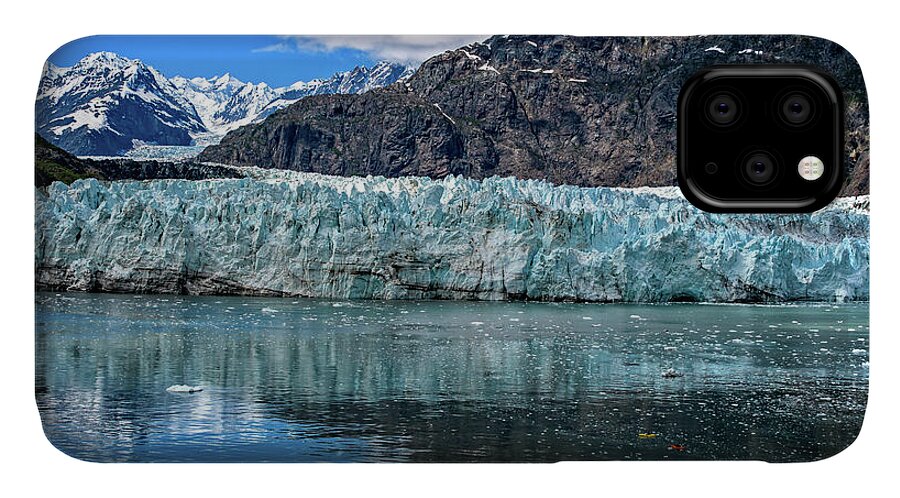 Alaska iPhone 11 Case featuring the photograph Size Perspective no Margerie Glacier by John Hight