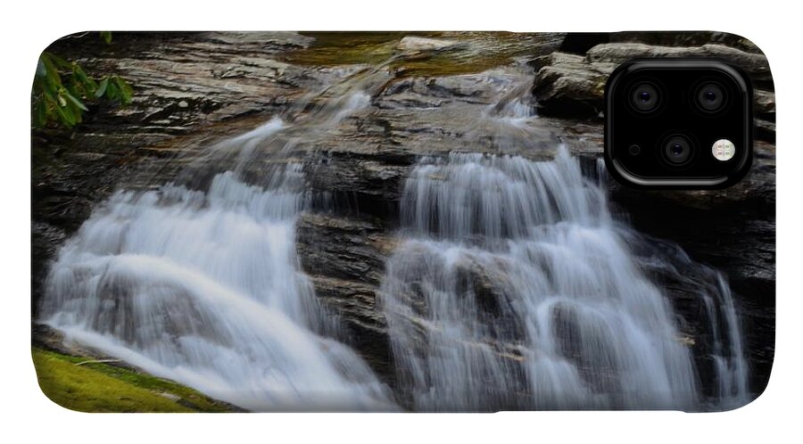  iPhone 11 Case featuring the photograph Skinny Dip Falls by Chuck Brown