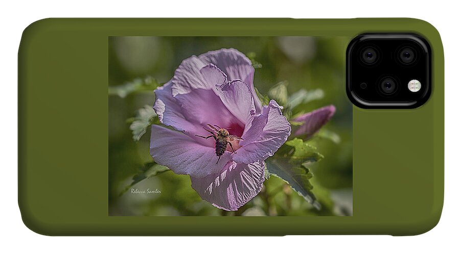 Bee iPhone 11 Case featuring the photograph Spring Happy Dance by Rebecca Samler