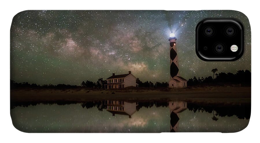 Starry Night iPhone 11 Case featuring the photograph Starry Reflections by Russell Pugh
