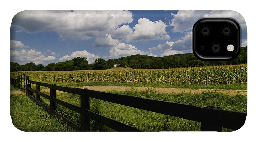 Bucks iPhone 11 Case featuring the photograph Summer in the Country by Patricia Montgomery
