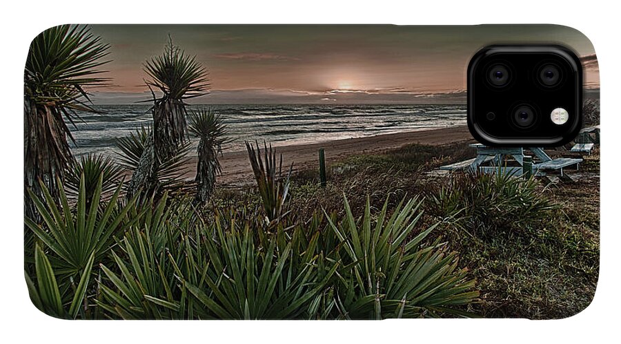 Sunrise iPhone 11 Case featuring the photograph Sunrise Picnic by Dillon Kalkhurst