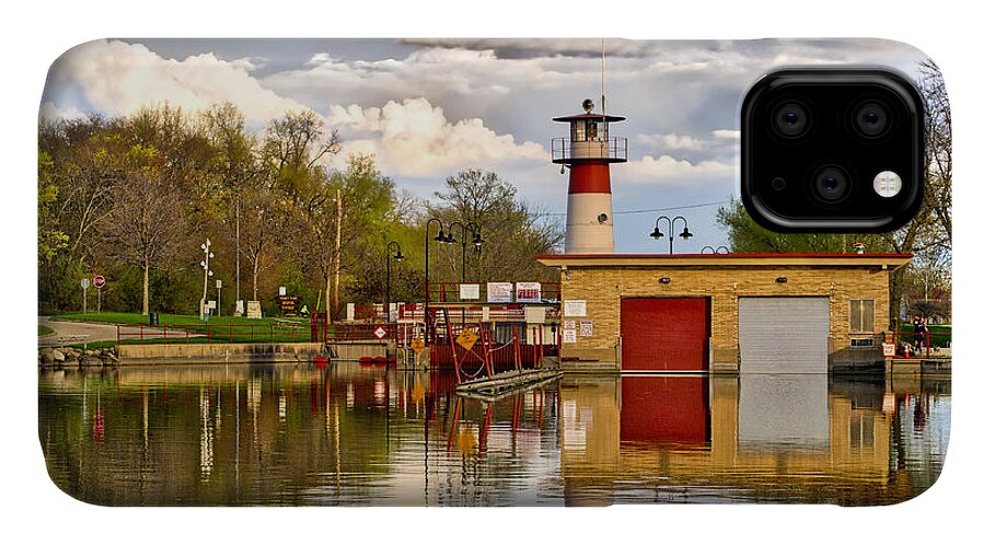 Tenney iPhone 11 Case featuring the photograph Tenney Lock - Madison - Wisconsin by Steven Ralser