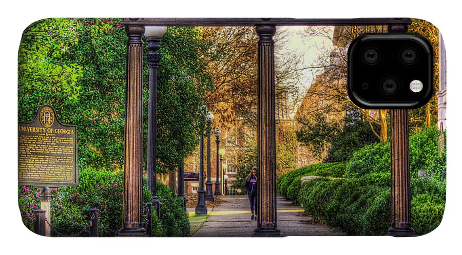Reid Callaway The Arch iPhone 11 Case featuring the photograph The Arch University Of Georgia Arch Art by Reid Callaway