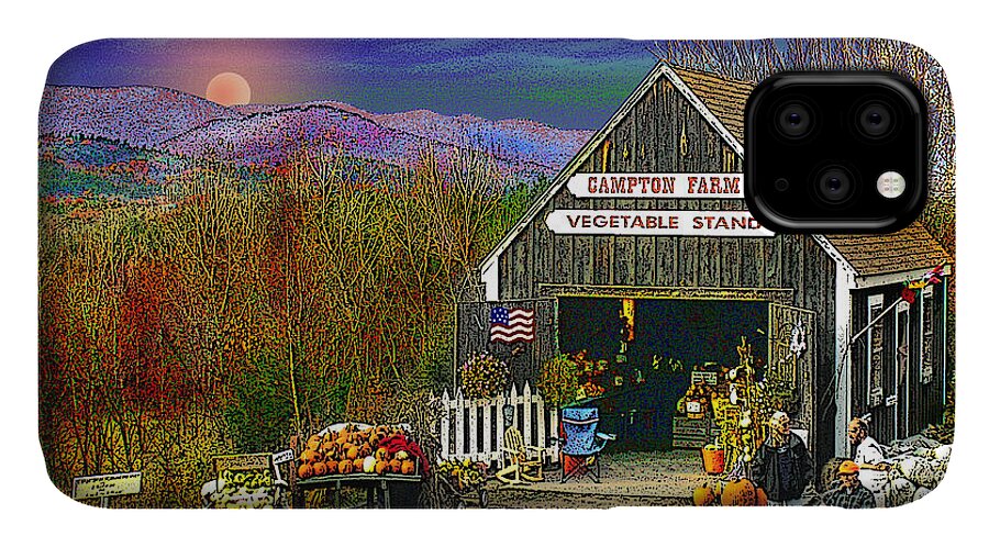 Campton New Hampshire iPhone 11 Case featuring the photograph The Campton Farm by Nancy Griswold