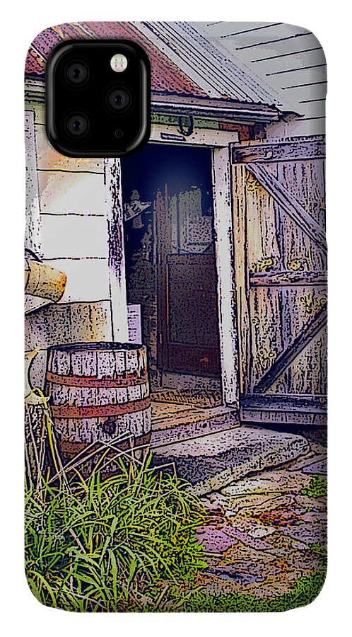 Door iPhone 11 Case featuring the photograph The Door is Always Open by Nancy Griswold