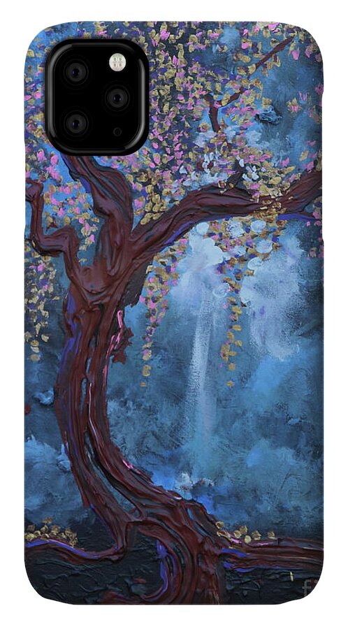 Impressionism iPhone 11 Case featuring the painting The LIght Sustains Me by Stefan Duncan
