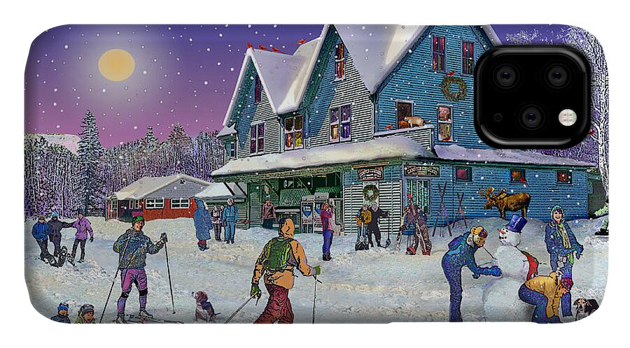 Winter iPhone 11 Case featuring the photograph The Morning After at Campton New Hampshire by Nancy Griswold