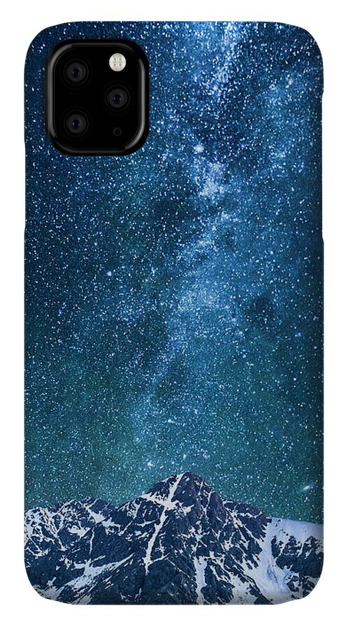 Stars iPhone 11 Case featuring the photograph The One Who Holds the Stars by Aaron Spong