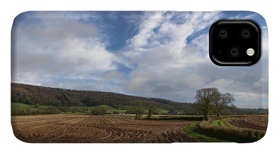 Quantock Hills iPhone 11 Case featuring the photograph The Quantocks in Somerset by Pete Hemington