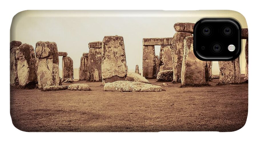 Stonehenge iPhone 11 Case featuring the photograph The Stones by Denise Railey